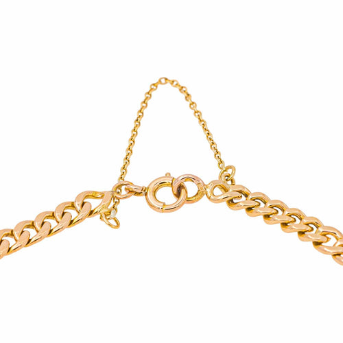 Bracelet Bracelet maille gourmette en or rose 58 Facettes 5577907CN