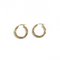 Boucles d'oreilles Créoles torsadées en or 18k 58 Facettes