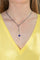 Collier Collier négligé en or blanc, perles et lapis-lazuli 58 Facettes 4870262CN
