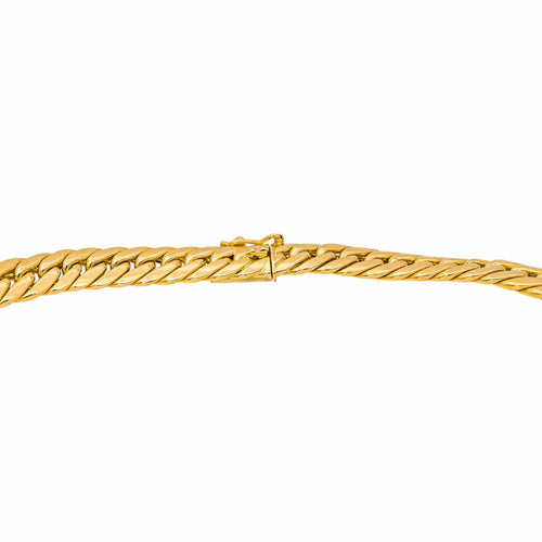 Collier Collier maille anglaise en or jaune 58 Facettes 5671362CN