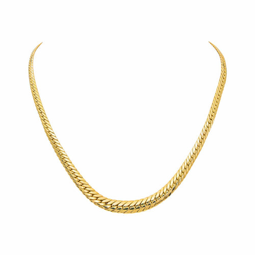 Collier Collier maille anglaise en or jaune 58 Facettes 5674484CN