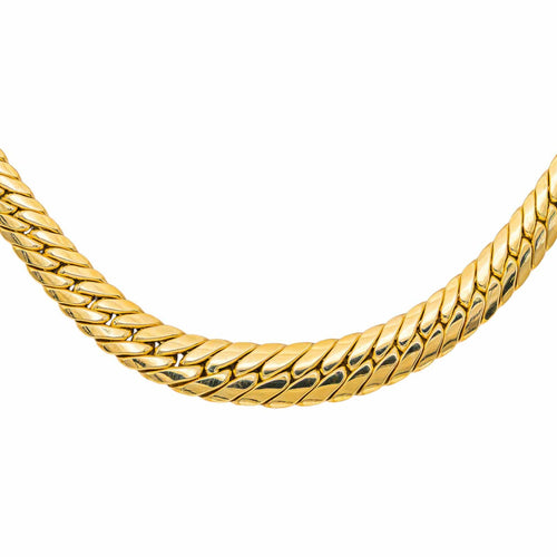 Collier Collier maille anglaise en or jaune 58 Facettes 5674484CN