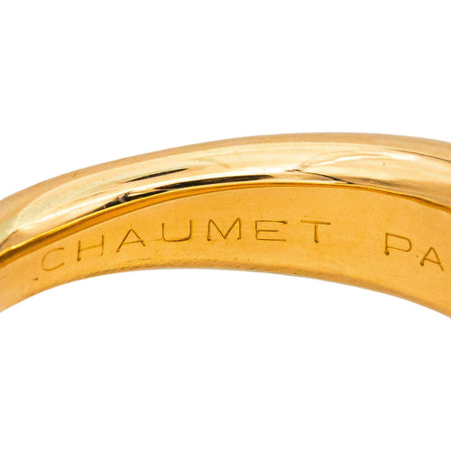Bague 58 Chaumet L'Anneau - Bague jonc en or jaune 58 Facettes 5655011CN