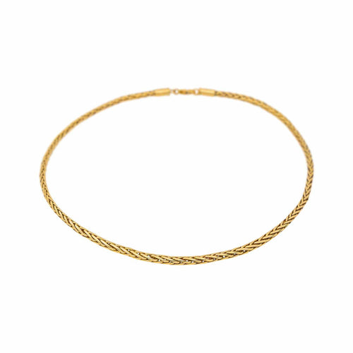 Collier Collier maille palmier en or jaune 58 Facettes 5690778CN