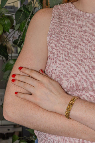 Bracelet Bracelet maille américaine en or jaune 58 Facettes 5705074CN