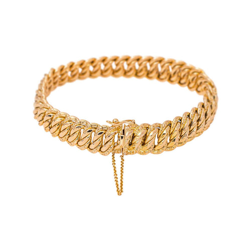 Bracelet Bracelet maille américaine en or jaune 58 Facettes 5727599CN