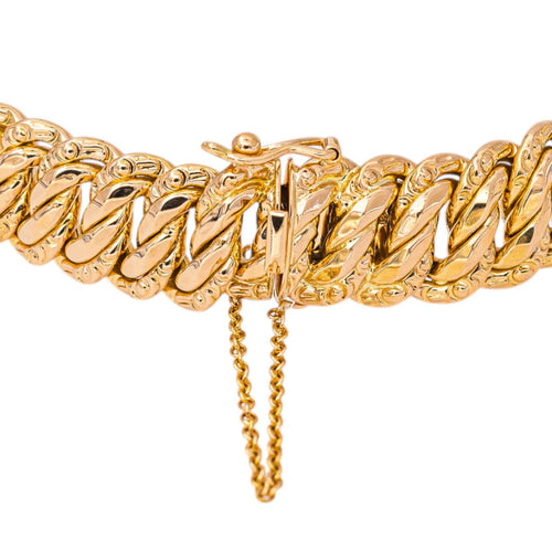 Bracelet Bracelet maille américaine en or jaune 58 Facettes 5727599CN