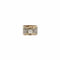 Bague 55 Bague tank nœud en or jaune, or gris et platine, diamant 58 Facettes REF24099CF-262
