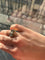 Bague 55 Bague tank nœud en or jaune, or gris et platine, diamant 58 Facettes REF24099CF-262