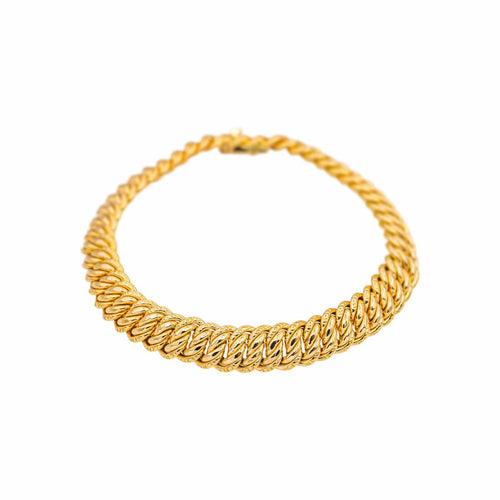 Bracelet Bracelet maille américaine en or jaune 58 Facettes 5079718CN