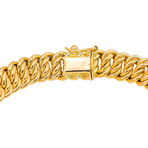 Bracelet Bracelet maille américaine en or jaune 58 Facettes 5079718CN