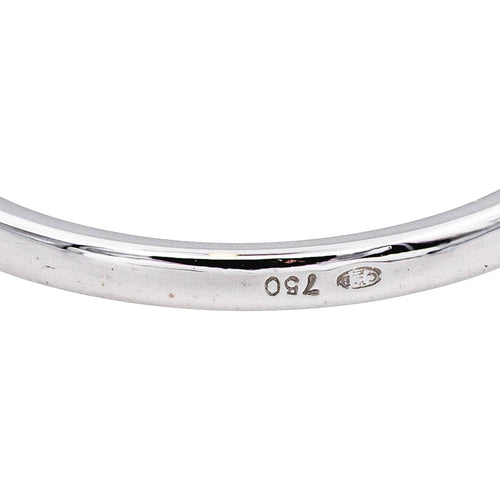 Bague 54 Bague solitaire en or blanc, diamant et saphirs 58 Facettes 5079833CN