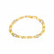 Bracelet Bracelet maille gourmette en or jaune et diamants 58 Facettes 5202403CN