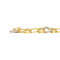 Bracelet Bracelet maille gourmette en or jaune et diamants 58 Facettes 5202403CN