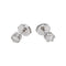 Boucles d'oreilles Boucles d'oreilles puces en or blanc et diamants 58 Facettes 5237335CN