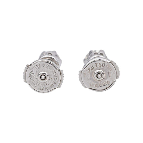 Boucles d'oreilles Boucles d'oreilles puces en or blanc et diamants 58 Facettes 5237335CN