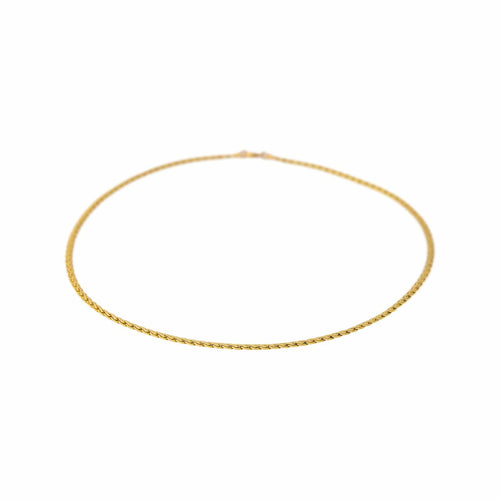 Collier Collier maille tressée en or jaune 58 Facettes 5759504CN