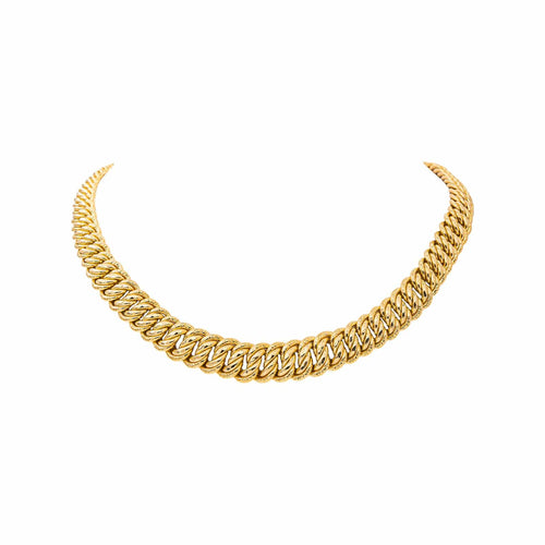 Collier Collier maille américaine en or jaune 58 Facettes 5741953CN