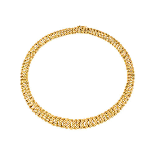Collier Collier maille américaine en or jaune 58 Facettes 5741953CN