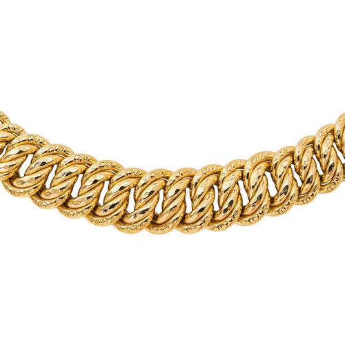 Collier Collier maille américaine en or jaune 58 Facettes 5741953CN