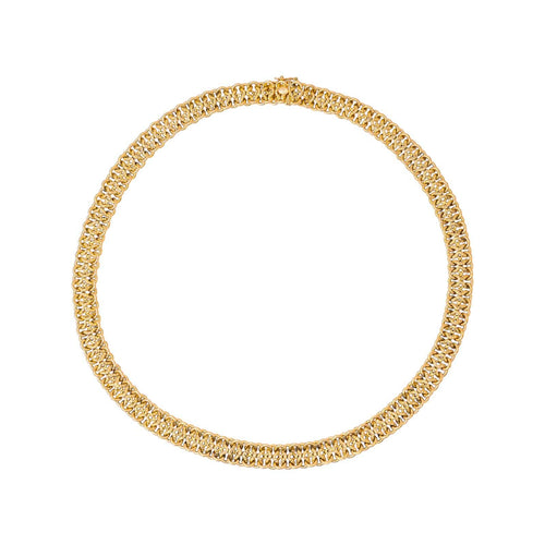 Collier Collier maille souple en or rose 58 Facettes 5713886CN