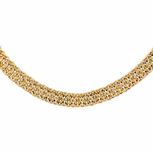 Collier Collier maille souple en or rose 58 Facettes 5713886CN
