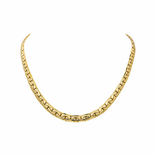 Collier Collier maille haricot en or jaune 58 Facettes 5727617CN