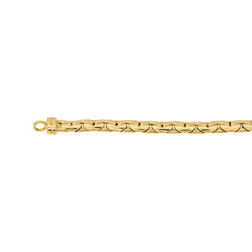 Collier Collier maille haricot en or jaune 58 Facettes 5727617CN