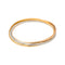 Bracelet Bracelet jonc en or jaune, blanc et rose 58 Facettes 5749760CN