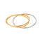 Bracelet Bracelet jonc en or jaune, blanc et rose 58 Facettes 5749760CN