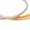 Bracelet Bracelet jonc en or jaune, blanc et rose 58 Facettes 5749760CN