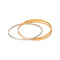 Bracelet Bracelet jonc en or jaune, blanc et rose 58 Facettes 5749760CN