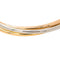 Bracelet Bracelet jonc en or jaune, blanc et rose 58 Facettes 5749760CN