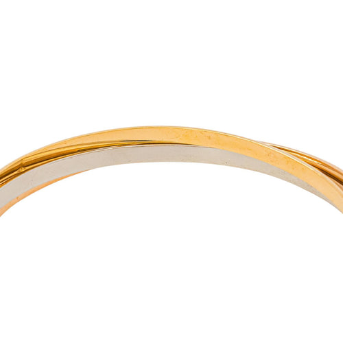 Bracelet Bracelet jonc en or jaune, blanc et rose 58 Facettes 5749760CN