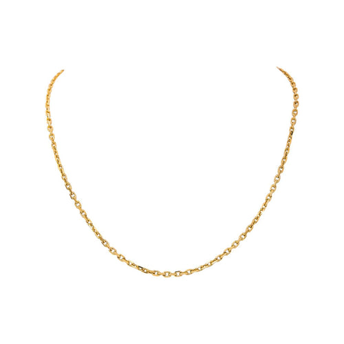 Collier Collier maille forçat en or jaune 58 Facettes 5751861CN