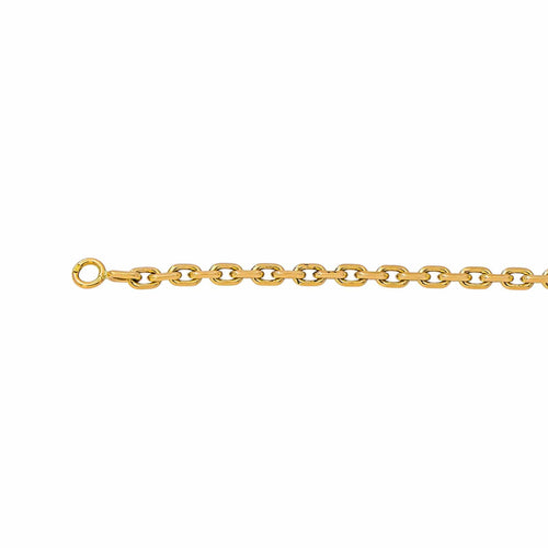 Collier Collier maille forçat en or jaune 58 Facettes 5751861CN