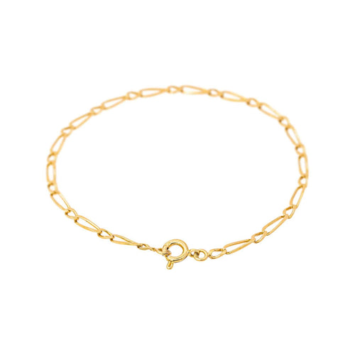 Bracelet Bracelet maille Figaro en or jaune 58 Facettes 5753212CN