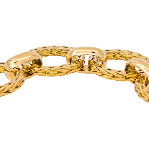 Bracelet Bracelet maille jaseron en or jaune 58 Facettes 5752796CN