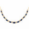 Collier Collier en or jaune et or blanc, saphirs et diamants 58 Facettes 5707100CN