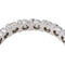 Bague 55 Alliance américaine - Bague en or blanc et diamants 58 Facettes 5709156CN
