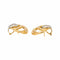 Boucles d'oreilles Boucles d'oreilles en or jaune et blanc avec diamants 58 Facettes 5713872CN