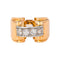 Bague 53 Tank - Bague en or rose, platine et diamants 58 Facettes 5709149CN