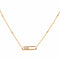 Collier Messika Move Classique - Collier en or rose et diamants 58 Facettes 5757406RV