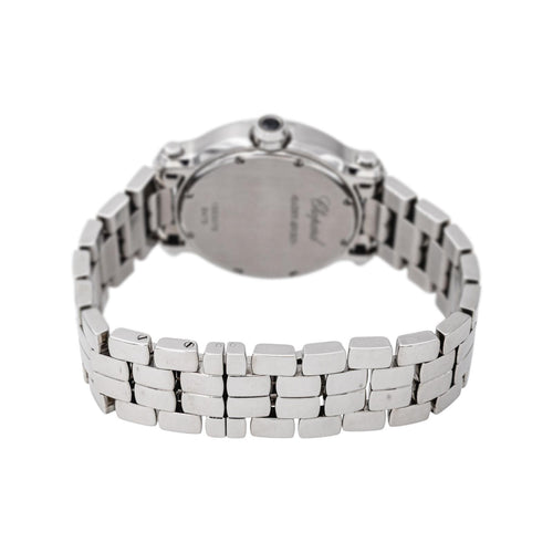 Montre Chopard Happy Sport - Montre en acier et diamants 58 Facettes 5786029RV