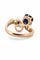 Bague 51 Toi et Moi - Bague ancienne en or 18 carats, saphir et diamants 58 Facettes Snc