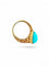 Bague 54 Boucheron Serpent Bohème - Bague en or jaune et turquoise 58 Facettes Bsb