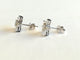 Boucles d'oreilles Boucles d'oreilles étoiles en or blanc et diamants 58 Facettes 01053