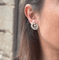 Boucles d'oreilles Clips d'oreilles Art déco en platine et diamants 58 Facettes REF2534-301