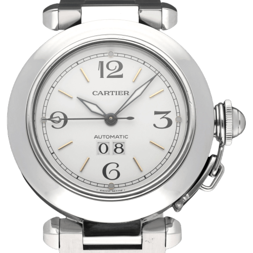 Cartier - Montre Pasha C 2475 en acier, 2004