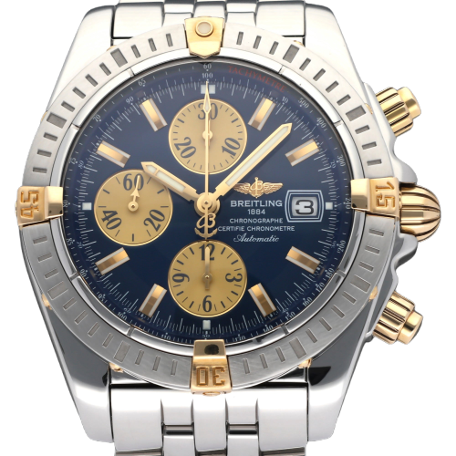 Breitling - Montre Chronomat Evolution B13356 en or et acier